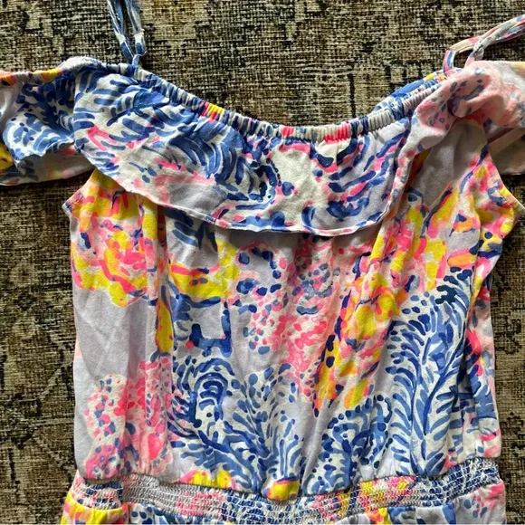 Girls Lilly Pulitzer Romper - Picture 2 of 3